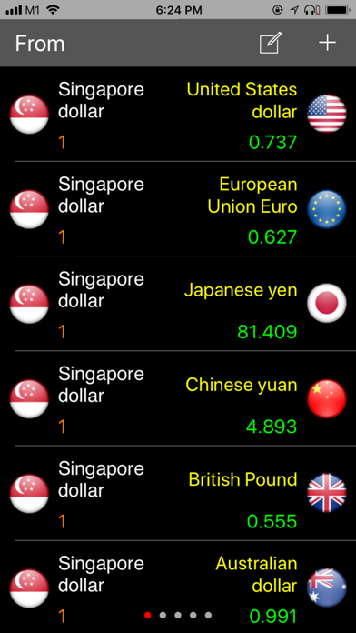 Currency Converter (SG) screenshot 4