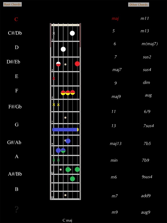 mGuitar Chords app screenshot 2
