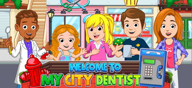 ‎Моят град: Екранна снимка на посещение при зъболекар