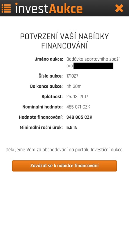 investAukce screenshot-3
