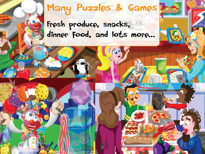 PUZZINGO Food Puzzles Game