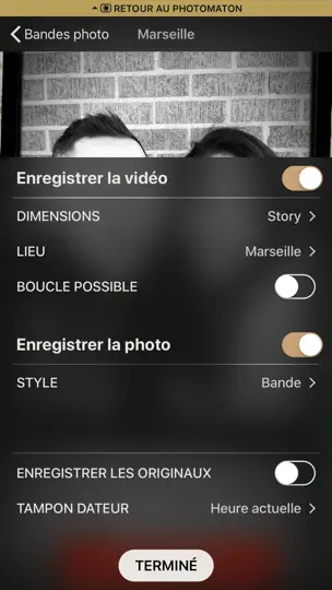 Capture d'écran de IncrediBooth Photomaton Vidéo sur iPhone 6