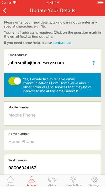 HomeServe UK