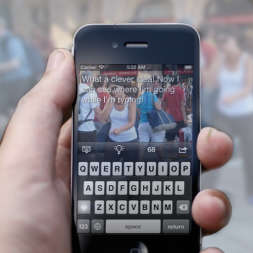 Walk n Type ~ camera and notepad at the same time