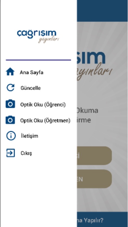 Çağrışım Optik Okuma
