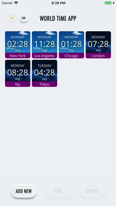 World Time App screenshot 2