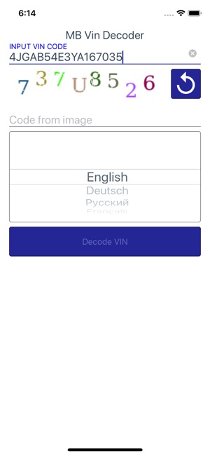 VIN decoder for Mercedes Benz on the App Store
