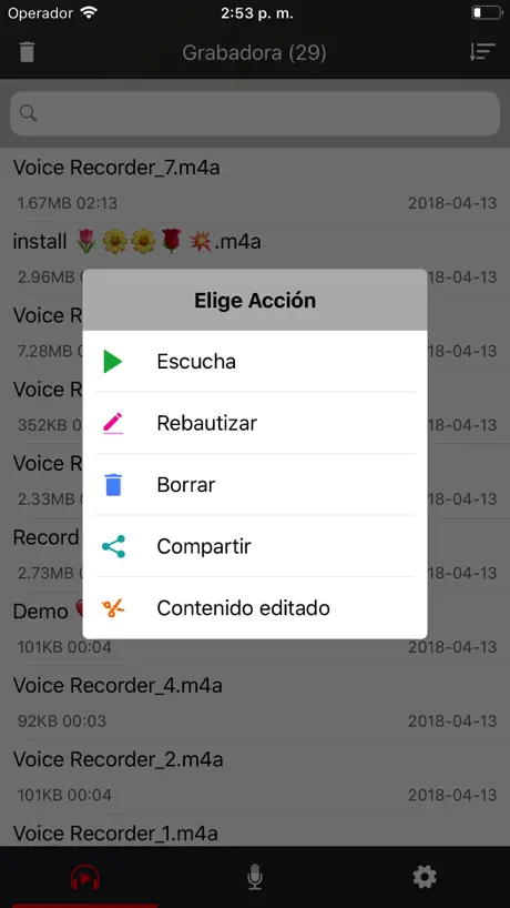 Voice recorder - Voz