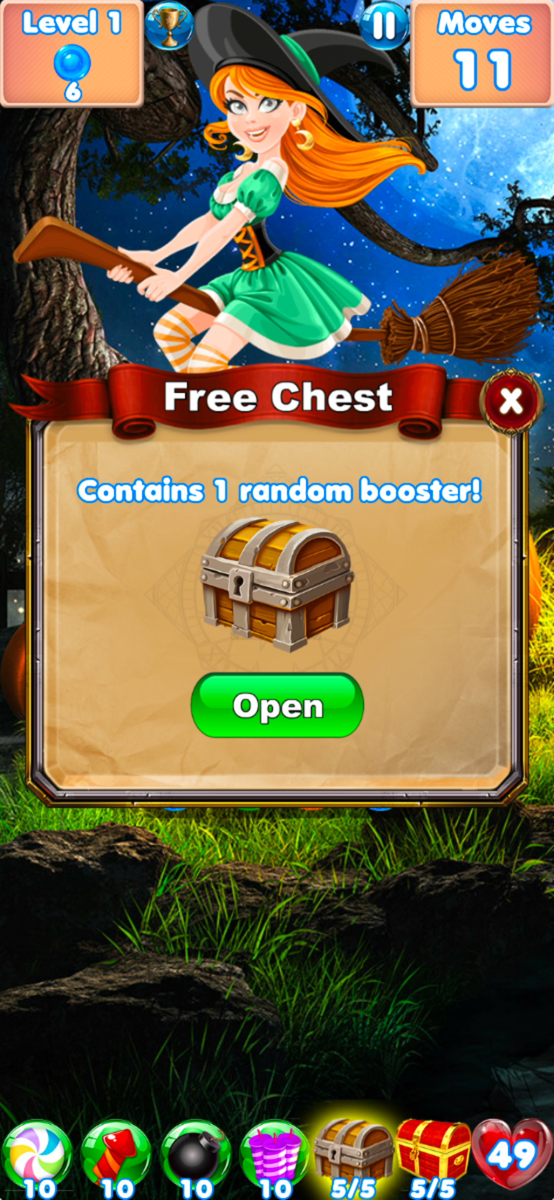 Candy Halloween Games Match 3 screenshot 4