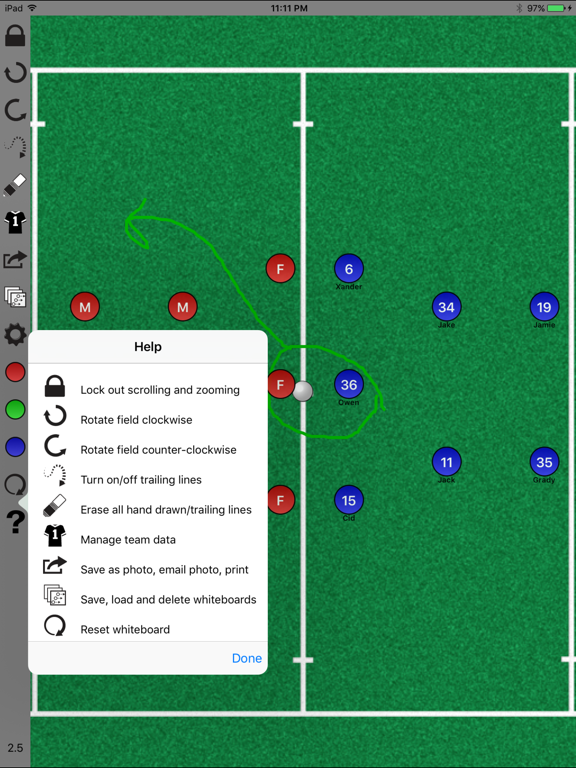 Field Hockey WhiteBoard App voor iPhone, iPad en iPod touch AppWereld
