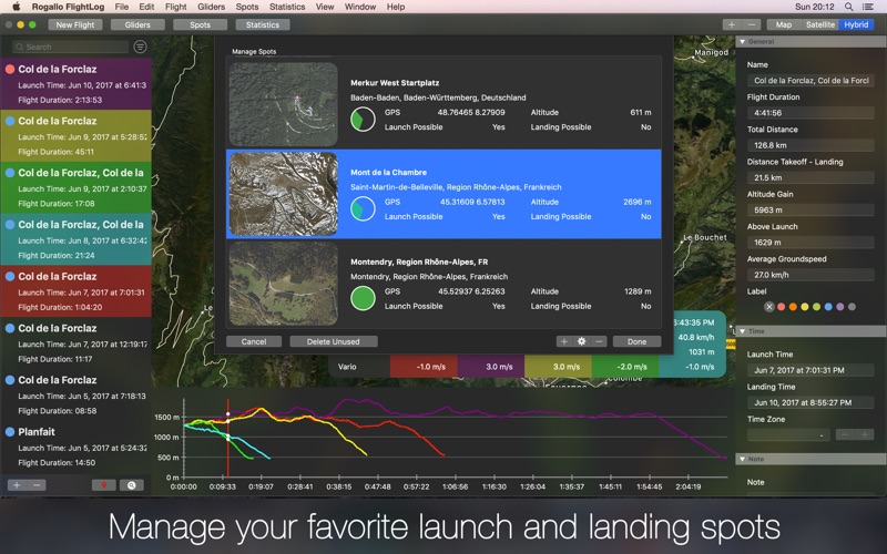 Screenshot #3 pour Rogallo FlightLog