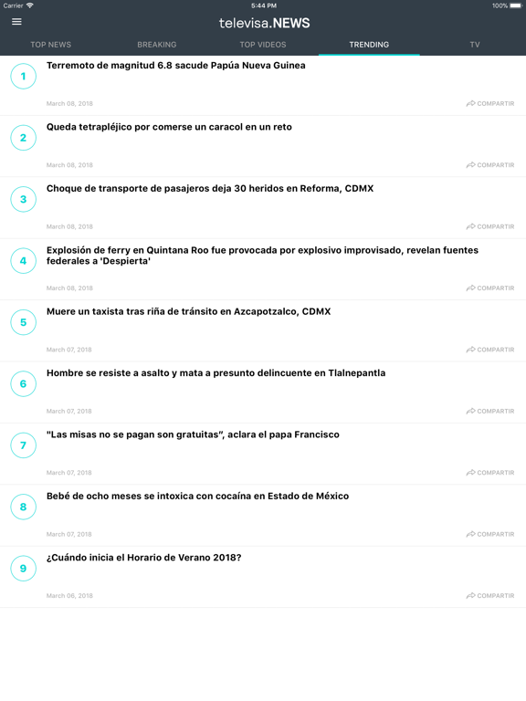 Screenshot #6 pour Noticieros Televisa