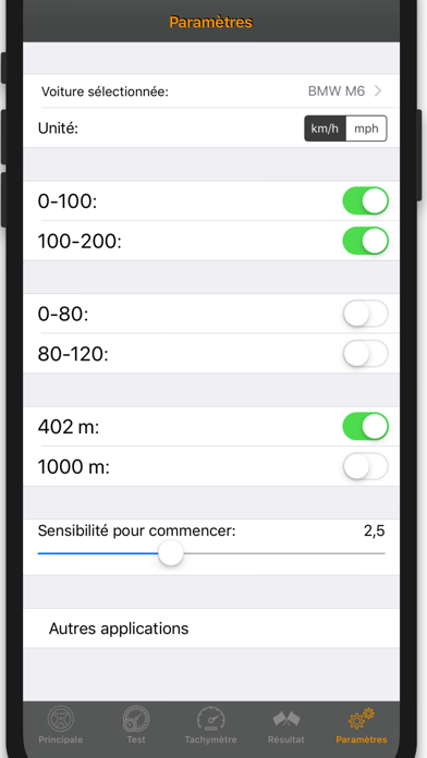 Screenshot #3 pour Test-Drive: GPS Speedometer