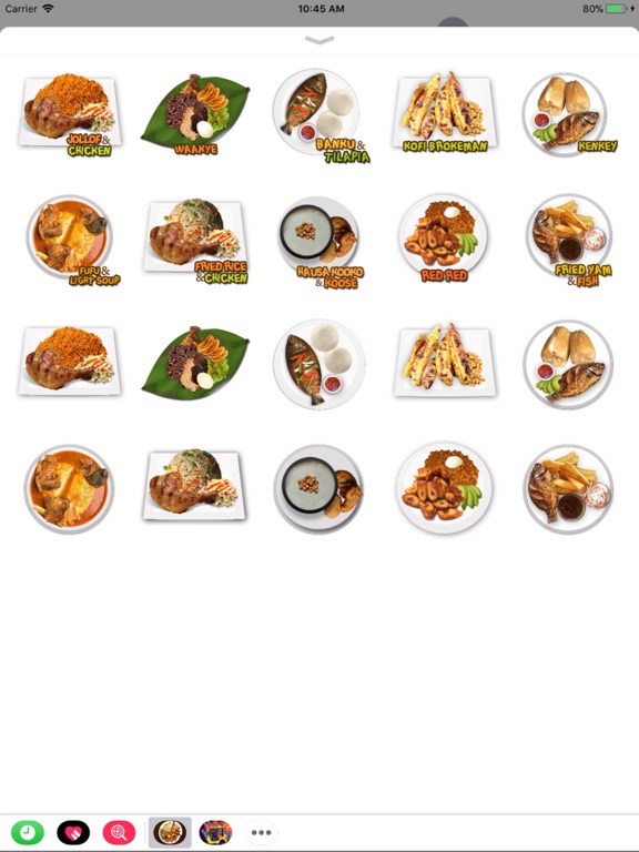Screenshot #5 pour Food Stickers Pro