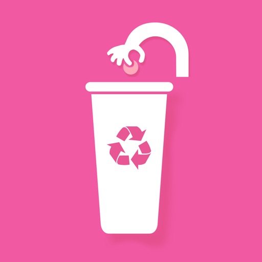 Pick Pink - Trash Service Icon