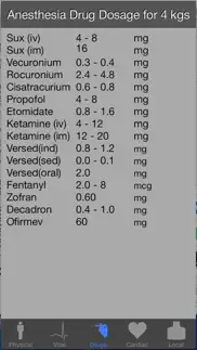 pediatric gas for anesthesia iphone screenshot 3