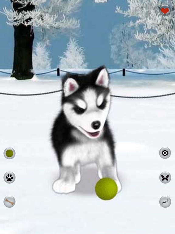 Talking Dog Virtual Pet Husky iPad screenshot 1 - Games app