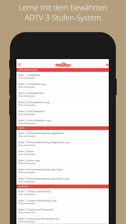 Tanzkurs Standardtänze Level 3