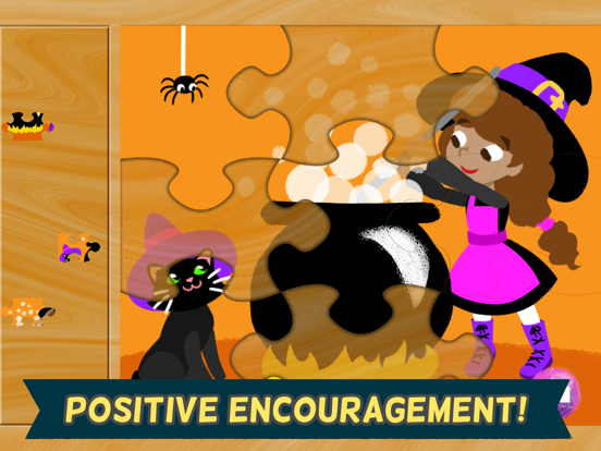Halloween Kids Puzzles 2 iPad screenshot 5 - Games app