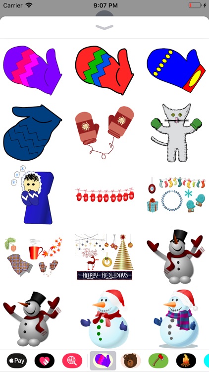 Mitten Stickers