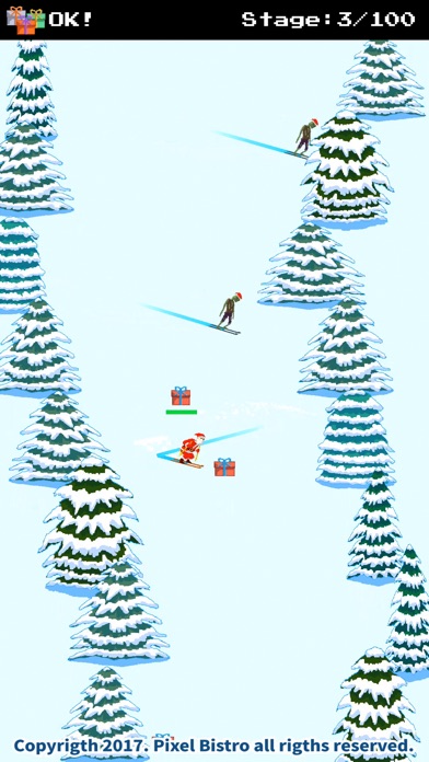 Santa Ski vs Zombies Ski screenshot 2