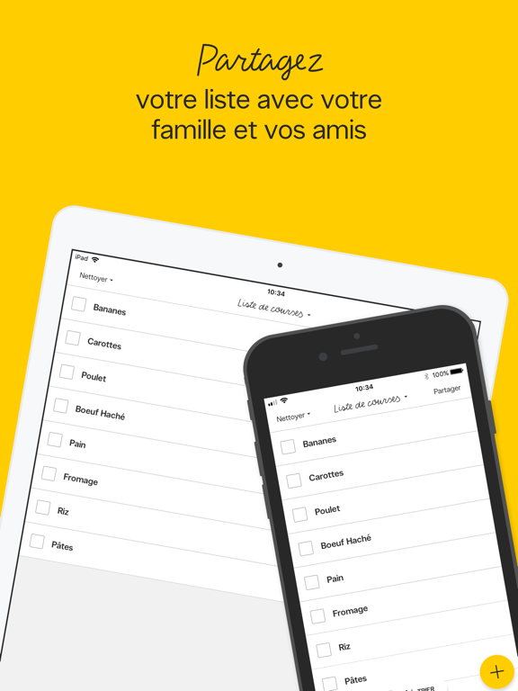 Screenshot #5 pour Listes de courses à faire