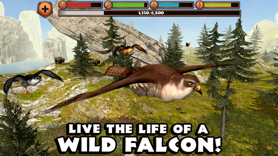 #1. Falcon Simulator (iOS) Podle: Gluten Free Games