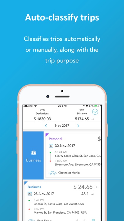 Swift Miles - Mileage Tracker screenshot-3