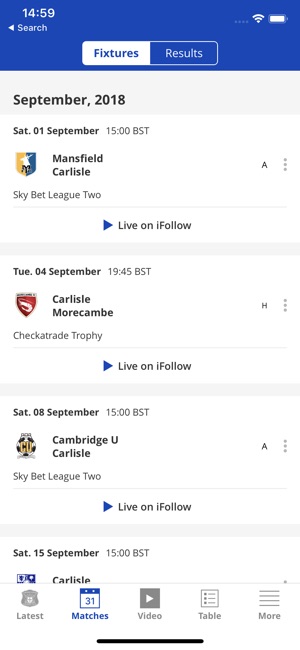 Carlisle United Official App(圖2)-速報App