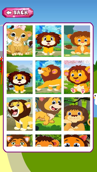 Jigsaw Puzzle Lion Cartoon screenshot 2