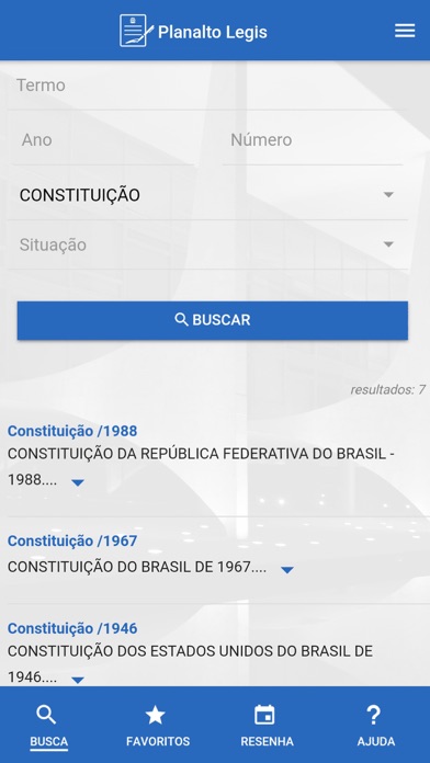 Planalto Legis screenshot 3