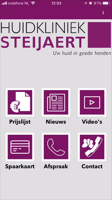 How to cancel & delete Huidkliniek Steijaert from iphone & ipad 1