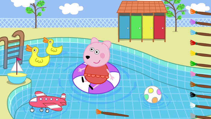 宝宝佩奇学颜色-宝宝涂色绘画