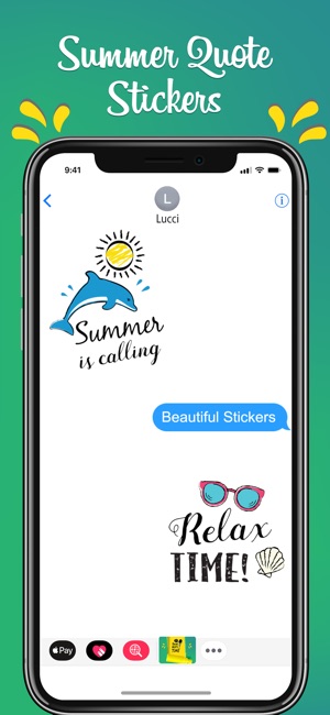 Hot Summer Quote Stickers(圖4)-速報App