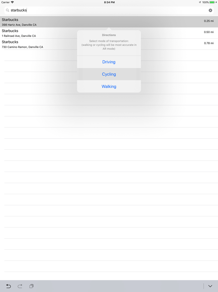 Augmented Reality Map
