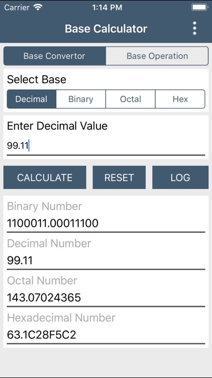 Base calculator converter by g sanghani
