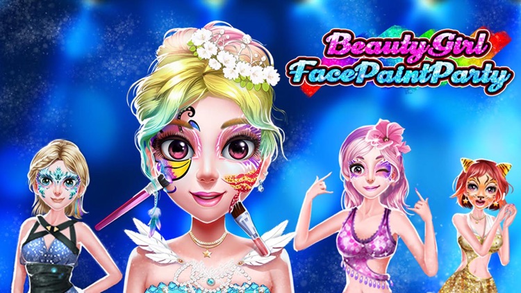 Beauty Girls Face Paint Party