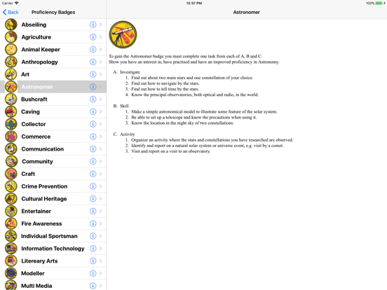 Screenshot #6 pour Scout Record Book