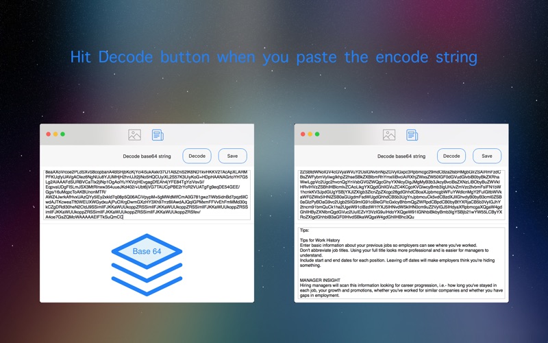 Screenshot #3 pour Base64 Encoder and Decoder