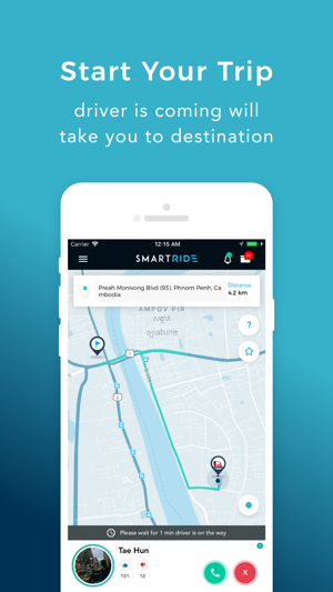 SmartRide taxi in cambodia(圖5)-速報App