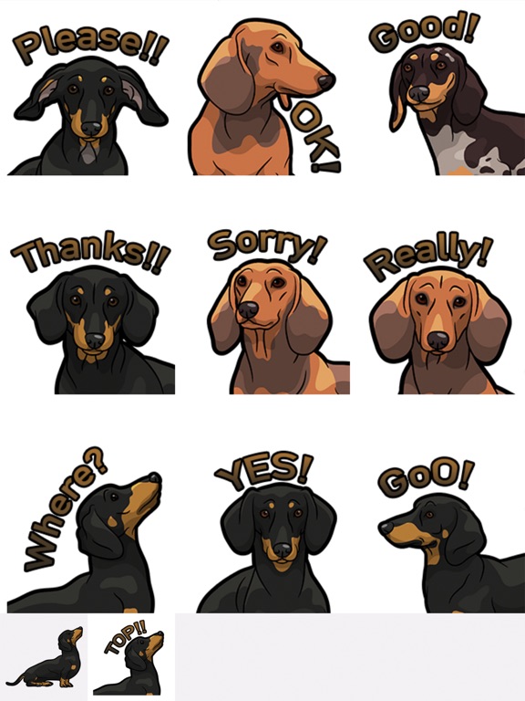 App Shopper DachsMoji Dachshund Emoji & Sticker (Entertainment)