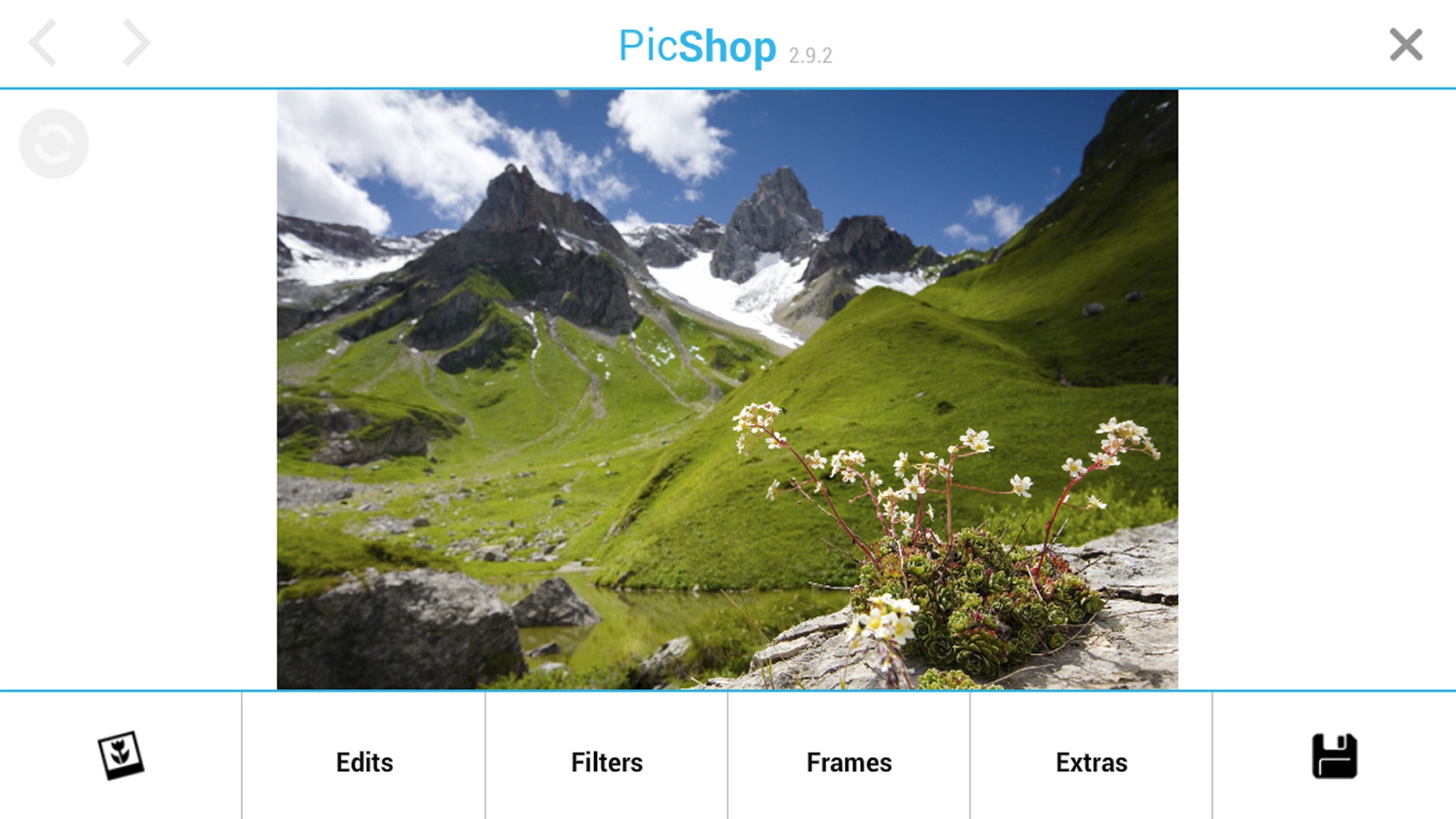 Screenshot do app PicShop HD - Photo Editor