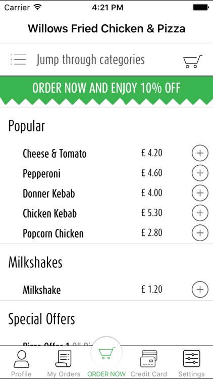 Willows Fried Chicken & Pizza