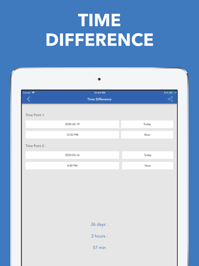 ‎Date & Time Calculator(9 in 1) Screenshot