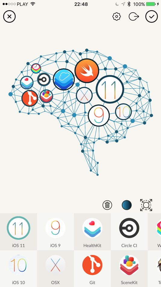 #2. SkillCloud (iOS) Podle: Andrzej Michnia GirAppe Studio