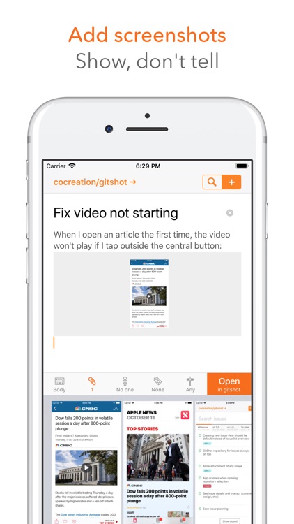 GitShot - GitHub Issues client screenshot-3