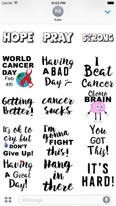Thyroid Cancer Stickers screenshot 4