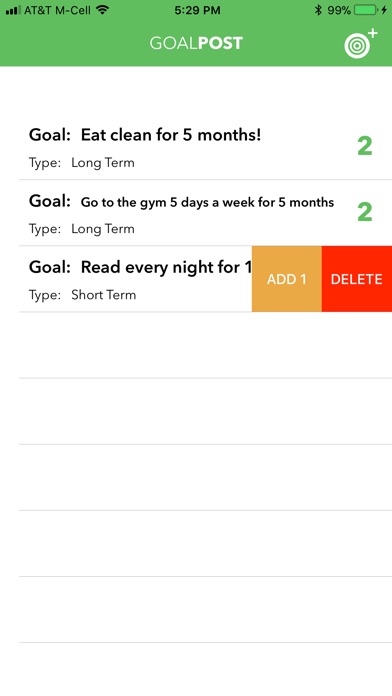 GoalPost - Goal Tracker screenshot 4