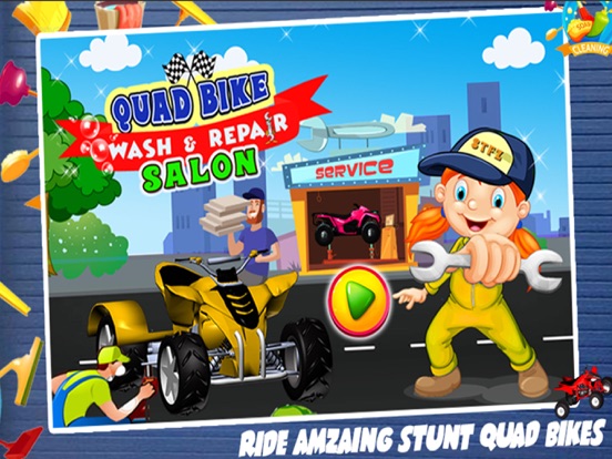 Quad Bike Wash & Repair Shop iPad screenshot