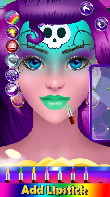 Monster Halloween Make Up screenshot-6